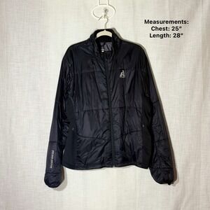 Eddie Bauer First Ascent Whittaker Softshell Hybrid Puffer Jacket Mens XL Black